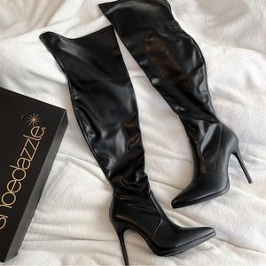 ShoeDazzle Thigh High Boots